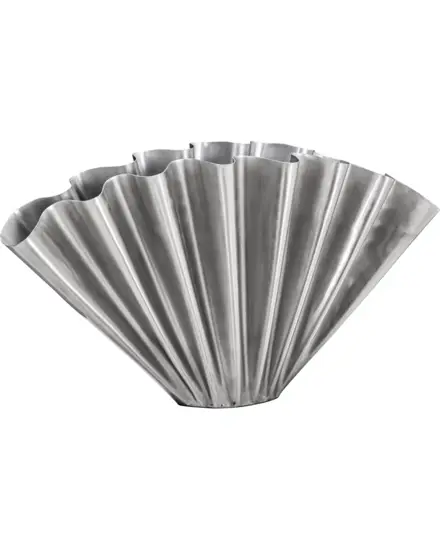 House Doctor - Vase, HDFlood, Børstet sølvfinish