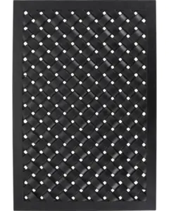 House Doctor - Dørmåtte, HDBraid, Sort