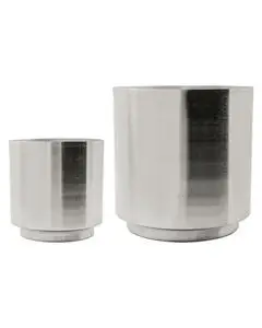 House Doctor - Urtepotte, HDBailey, Silver finish
