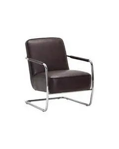House Doctor - Loungestol, HDComma, Mulberry, Chrome