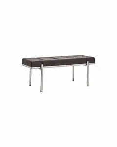House Doctor - Bænk, HDLao, Mulberry, Chrome finish
