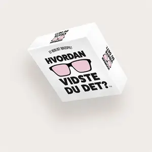 Kylskåpspoesi - Spil - Hvordan vidste du det