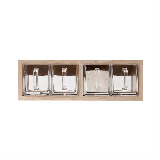 Andersen Furniture - Hylde - A-Organizer Shelf - 4 skuffer - Eg - L17 x B52 x H18 cm