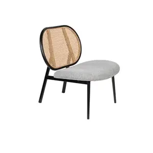 Zuiver - Lounge Chair Spike - Natur/grå