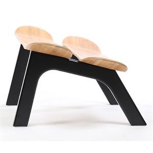 Image of I'M Board - Skammel - bambus (med sorte ben)