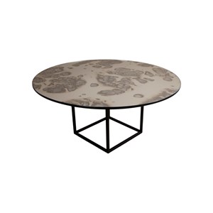 Specktrum - Sofabord - Shade Coffee Table - Silver Antique - Ø90 cm. Bord med spejl