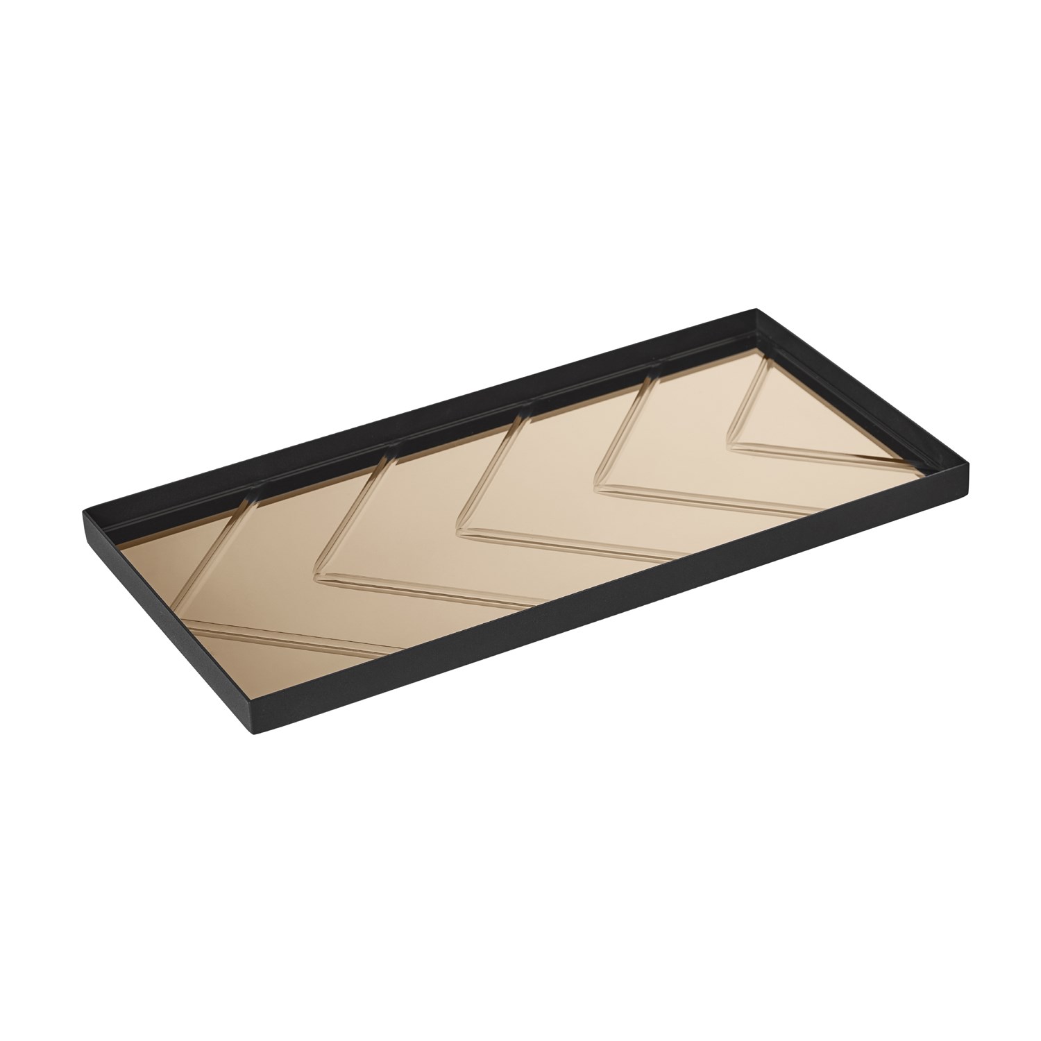Specktrum Herringbone Tray Bronze Small