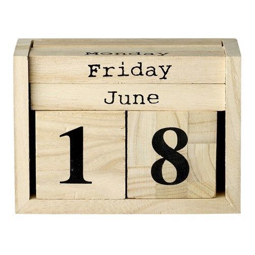 Bloomingville - kalender i træ