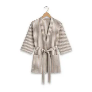 Lovely Linen - Misty Kimono - Edge Almond - str. S