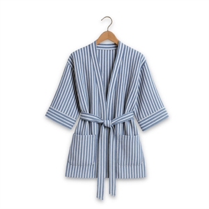 Lovely Linen - Misty Kimono - Edge Denim Blue - str. S