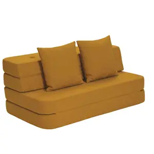 By KlipKlap -  KK 3 Fold Sofa 120 cm - Mustard Gul