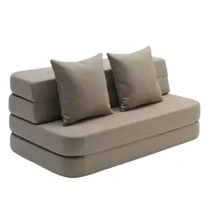 By KlipKlap -  KK 3 Fold sofa XL 140 cm - Sandfarvet