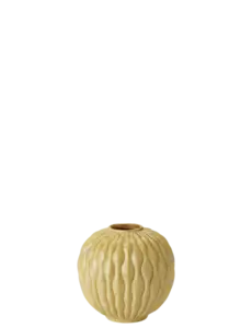 Knabstrup Keramik - Solum vase H 8.5 cm ochre