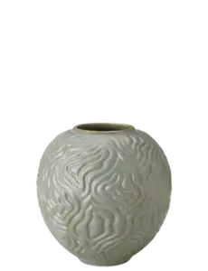 Knabstrup Keramik - Solum vase H 15 cm sage