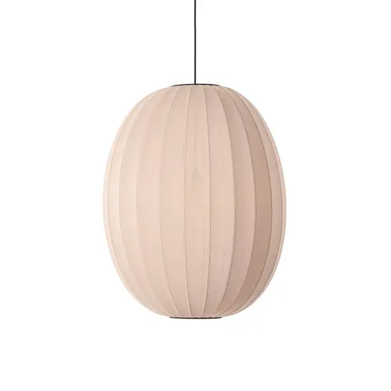 Made By Hand - Pendellampe - Knit-Wit 65 High Oval Pendant LED - Sand Stone
