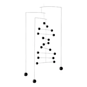 Flensted Mobiles - Kontrapunkt mobile - Sort