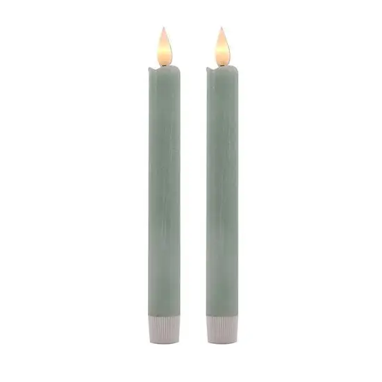 La Vida - LED kronelys, stor, jade - JADEGRØN