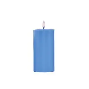 La Vida - LED bloklys outdoor, M, blå - BLÅ