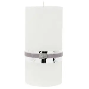 Lene Bjerre - Rustic bloklys hvid kæmpe