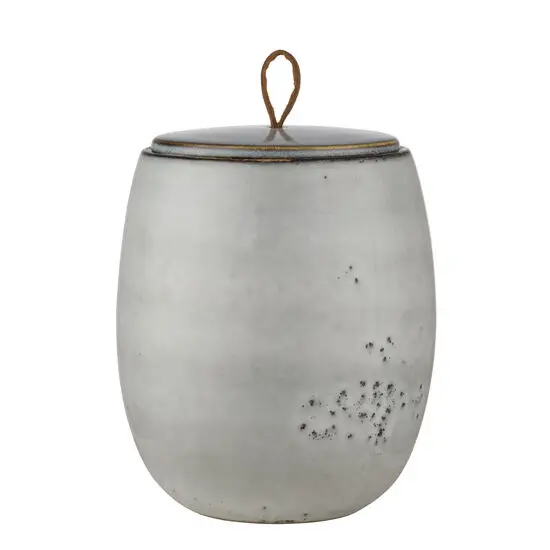 Lene Bjerre - Amera krukke H16 cm. grå