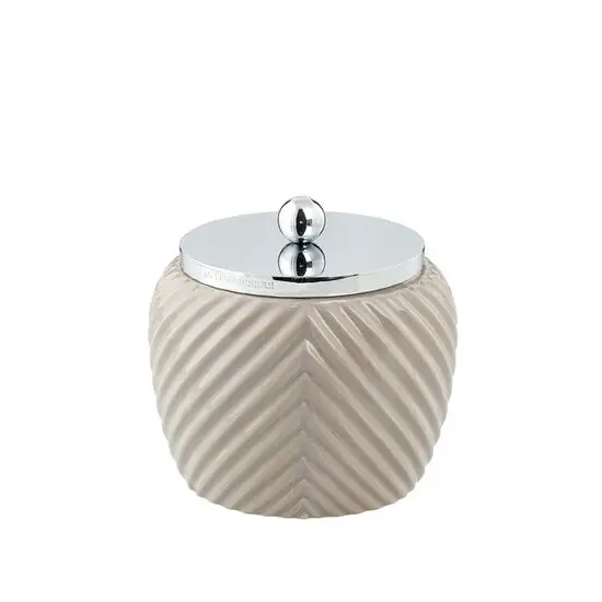 Lene Bjerre - Milda krukke H12 cm. brun
