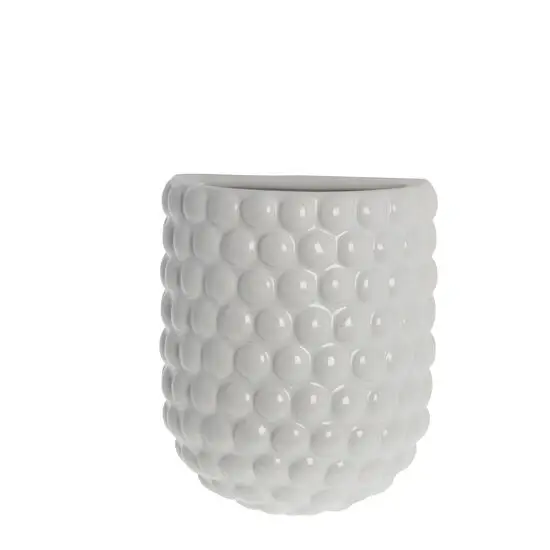 Lene Bjerre - Dotsie væghængt vægpotte H20 cm. hvid