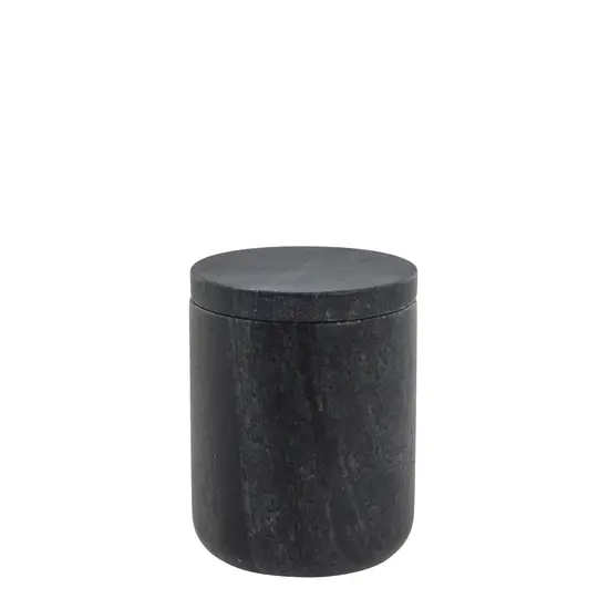 Lene Bjerre - Ellia krukke 9x9 cm. sort marmor