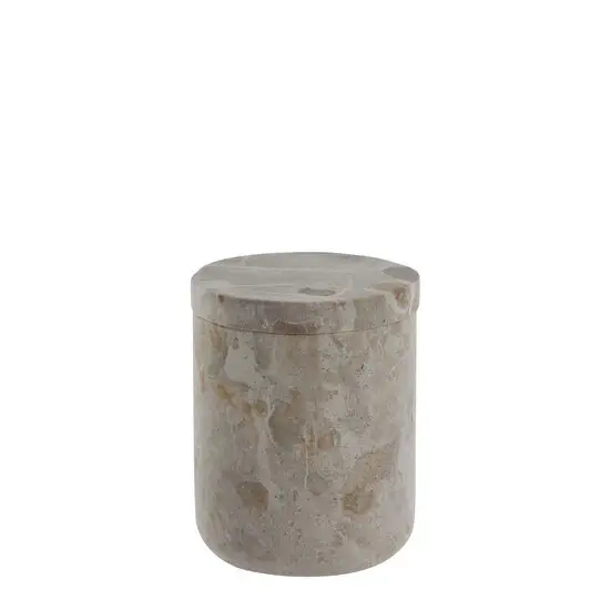 Lene Bjerre - Ellia krukke 9x9 cm. sand marmor