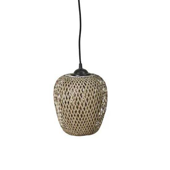 Lene Bjerre - Novie pendel 30x22 cm. Natur flet