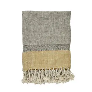 Lene Bjerre - Ana plaid grå 170x130