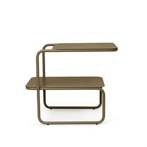 Ferm Living - Bord - Level Side, Grøn Oliven farve
