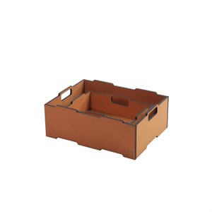 Design Rocket - Lena Stabelkasse (lille) - Orange