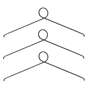 Nordic Function - Loop It Hanger (3 stk.) - Sort