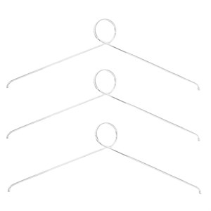 Nordic Function - Loop It Hanger (3 stk.) - Krom