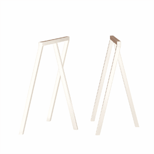 Hay - Bordbukke - Loop Stand Frame - hvid - 95 cm høj 