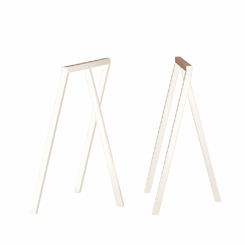 Bestil hay bordbukke loop stand frame i hvid her. fri fragt Hay bordbukke