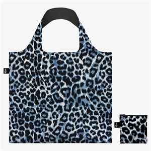LOQI - Indkøbsnet - Leopard Twilight - Blå