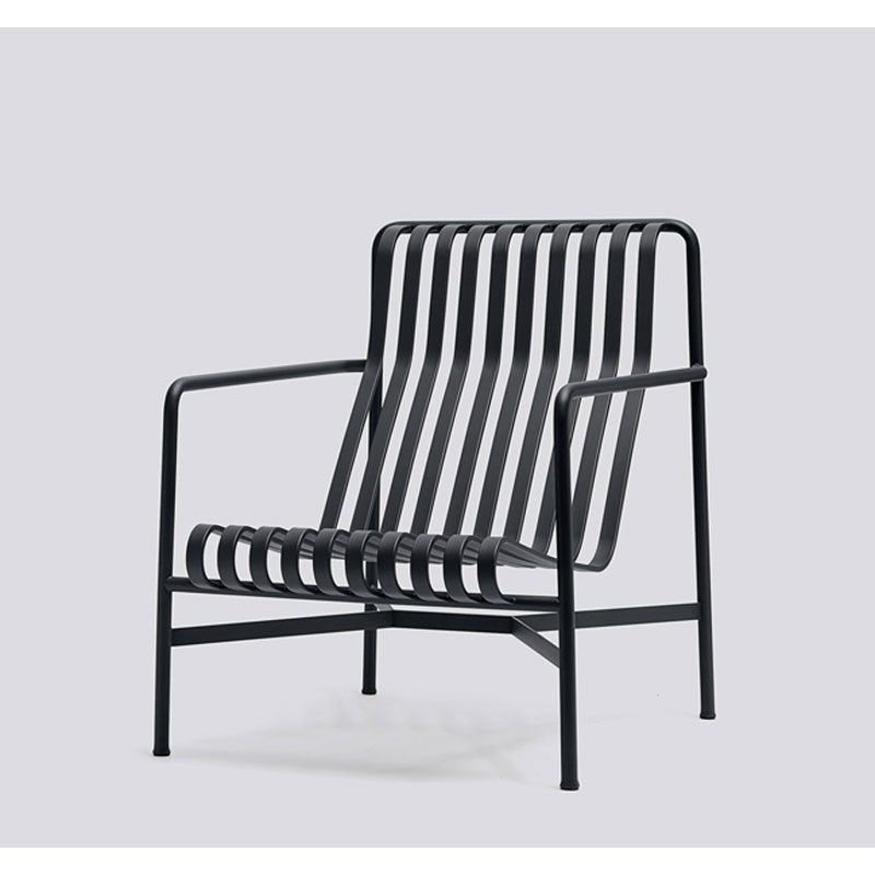 HAY havemøbel Palissade loungestol, høj i anthracite HAY havemøbel Palissade loungestol, høj i anthracite