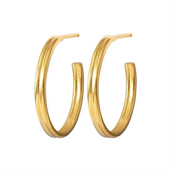 LULU Copenhagen - Medium Hoops (1 sæt)