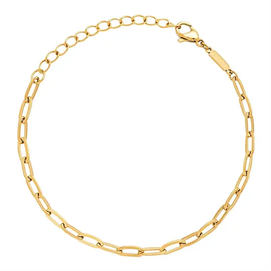 LULU Copenhagen - Armbånd - Paperclip - Guld