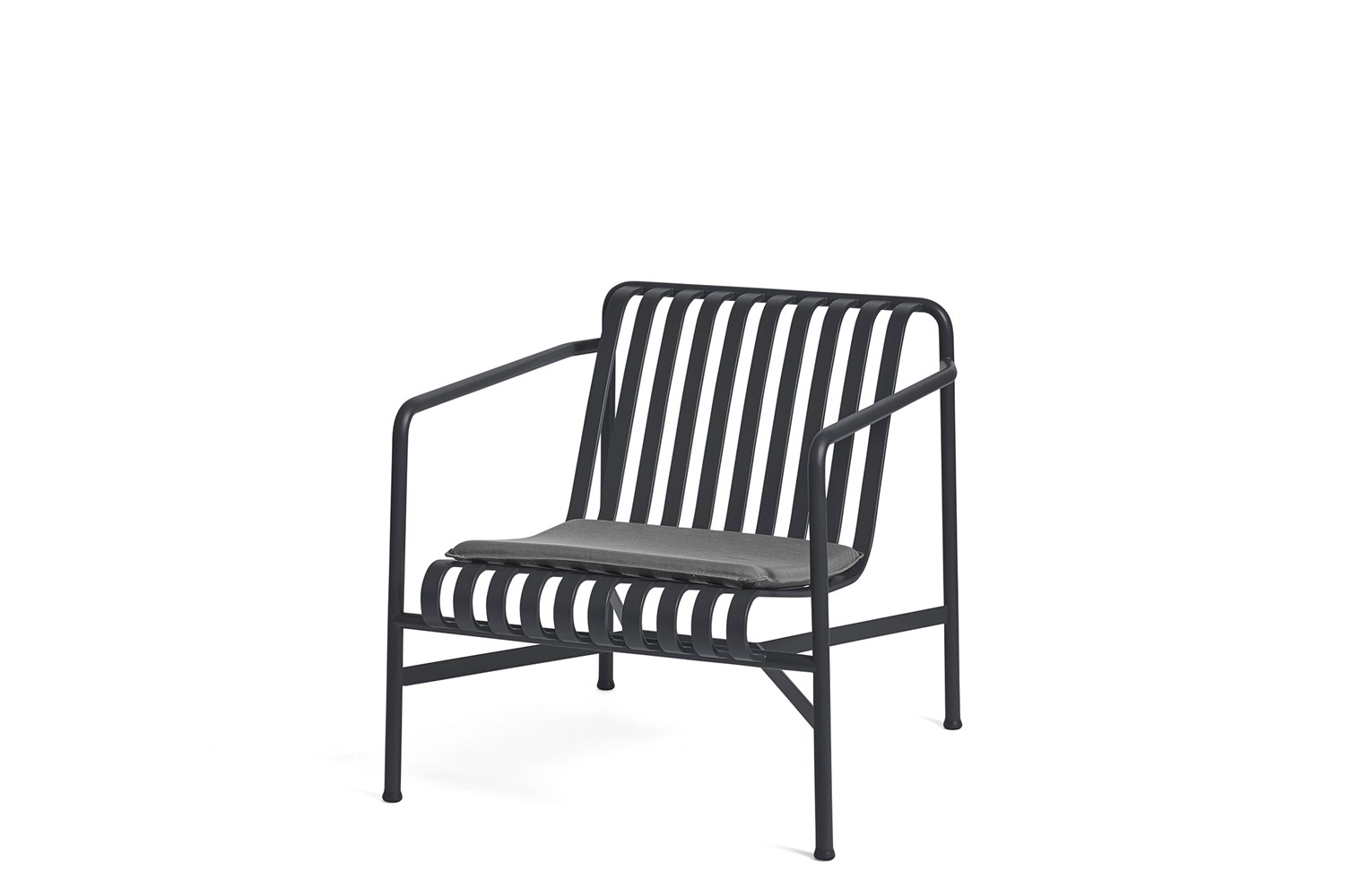 HAY Palissade hynde til Lounge Chair høj og lav Anthracite HAY Palissade hynde til Lounge Chair høj og lav Anthracite