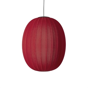Made By Hand - Pendellampe - Knit-Wit 65 High Oval Pendant LED - Maple Red