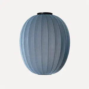 Made By Hand - Loftlampe - Knit-Wit 65 High Oval Ceiling - Blue Stone