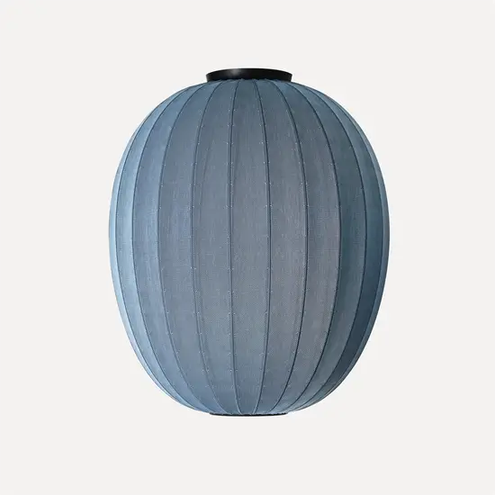 Made By Hand - Loftlampe - Knit-Wit 65 High Oval Ceiling - Blue Stone