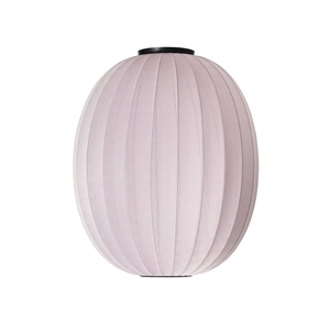 Made By Hand - Loftlampe - Knit-Wit 65 High Oval Ceiling - Light Pink