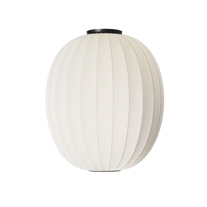 Made By Hand - Loftlampe - Knit-Wit 65 High Oval Ceiling - Pearl White