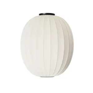 Made By Hand - Loftlampe - Knit-Wit 65 High Oval Ceiling - Pearl White