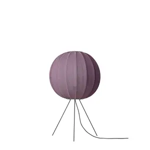Made By Hand - Gulvlampe - Knit-Wit 60 Round Floor Medium - Burgundy