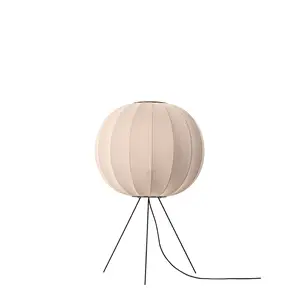 Made By Hand - Gulvlampe - Knit-Wit 60 Round Floor Medium - Sand Stone