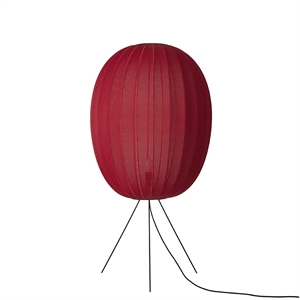 Made By Hand - Gulvlampe - Knit-Wit 65 High Oval Floor Medium - Maple Red
